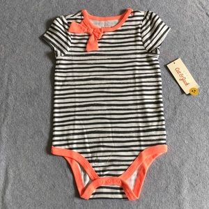 NWT Cat & Jack baby girl onesie
